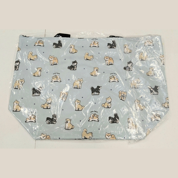 Waterproof Shiba Large Travel Tote Shoulder Bag - Picture 8 of 12